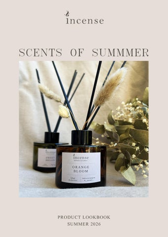 Incense_Summer lookbook 2026