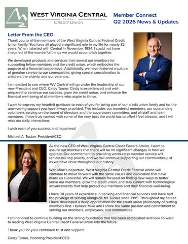 2026 Q2 WV Central Newsletter