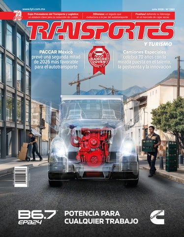 Revista Transportes y Turismo edición 1362 julio 2026
