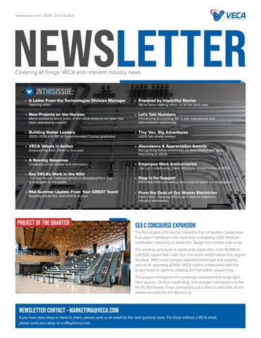 2026 - VECA Newsletter 2nd QTR