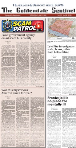 Goldendale Sentinel July 1, 2026