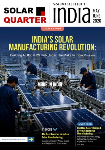 SolarQuarter - India May-June 2026 Issue