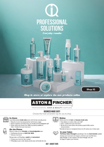 Aston & Fincher Mailer July & August 2026