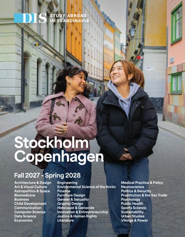 DIS Semester Catalog | Stockholm & Copenhagen | Fall 2027 & Spring 2028