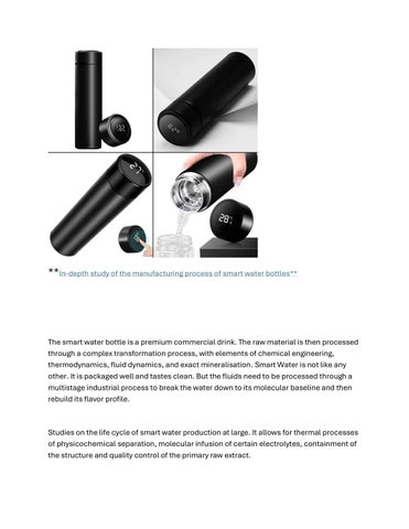 (SMART WATER BOTTLE)