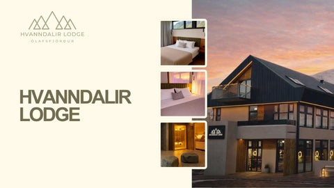 Enska Hvanndalir Hotel Presentation