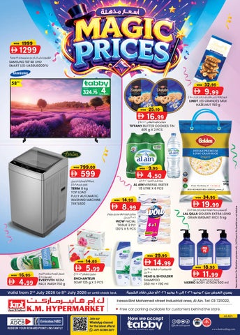 MAGIC PRICES  _ 2ND JULY 2026 _K.M. Hypermarket Industrial Area  Edition- K.M. TRADING