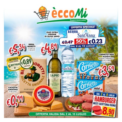 Promozione dal 2 al 15 luglio