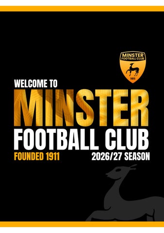 Welcome to Minster Football Club