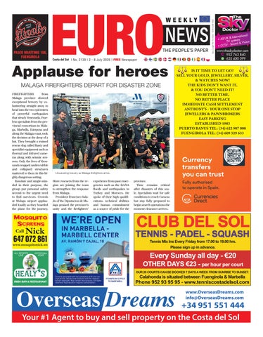 Costa del Sol 2 – 8 July 2026 Issue 2139