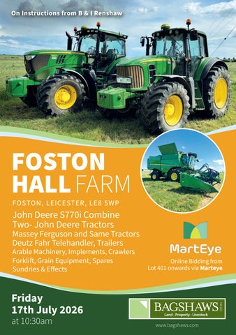 Foston Hall Farm catalogue