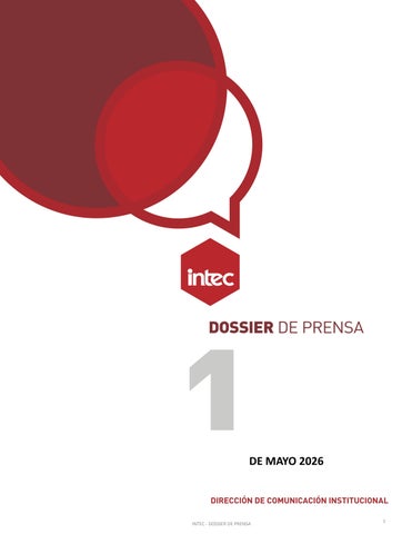 Dossier de prensa 1 de Mayo 2026