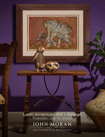 Latin American Art + Design — July 14, 2026 | John Moran Auctioneers