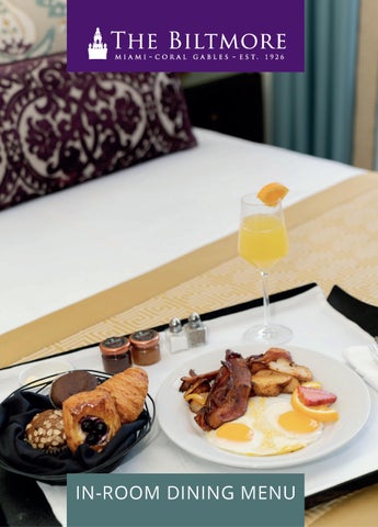 In-Room Dining Menu