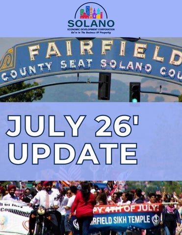 Solano Economic Update: July 26