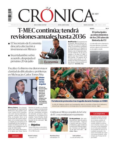 La Crónica de Hoy 02-07-2026