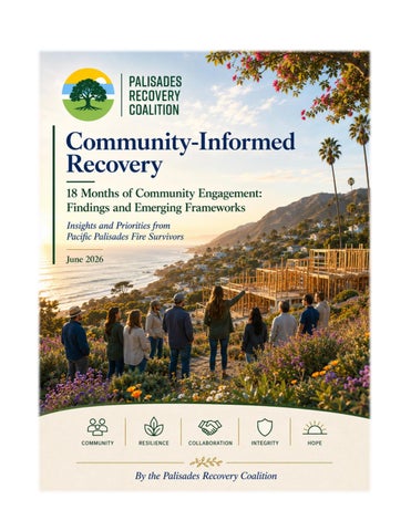 Palisades Recovery Coalition Community Report 6.2026