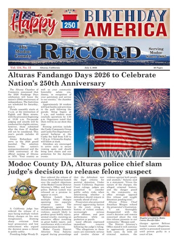 Modoc County Record - Jul 02, 2026
