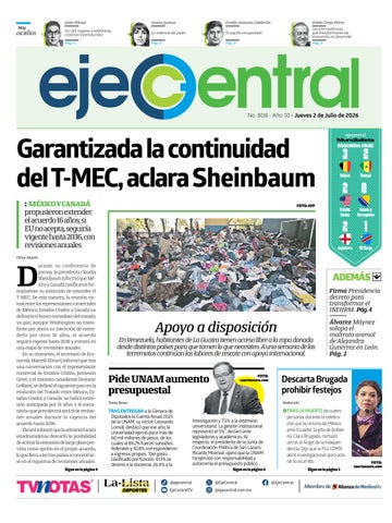 EjeCentral Diario | 2 de julio de 2026