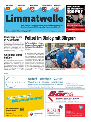Woche 27/Limmatwelle/2. Juli