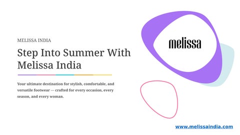 Shop Premium Women's Footwear Online at Melissa India