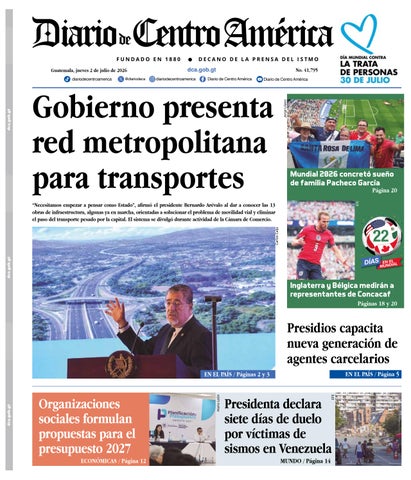 Edición Diario de Centro América 02 de Julio 2026