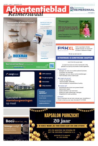 Advertentieblad Reimerswaal - week 27 2026