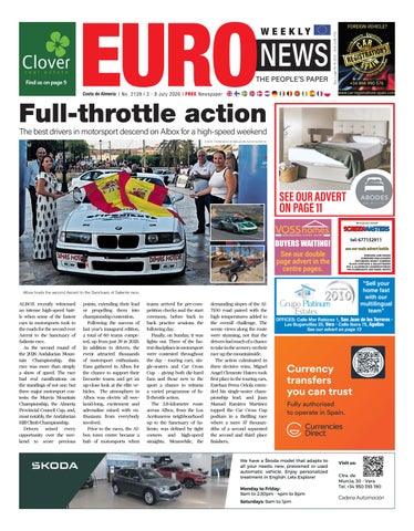 Costa de Almeria 2 – 8 July 2026 Issue 2139