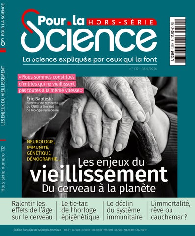 Hosr-série Pour la Science n°132 - août-septembre 2026 - les enjeux du vieillissement