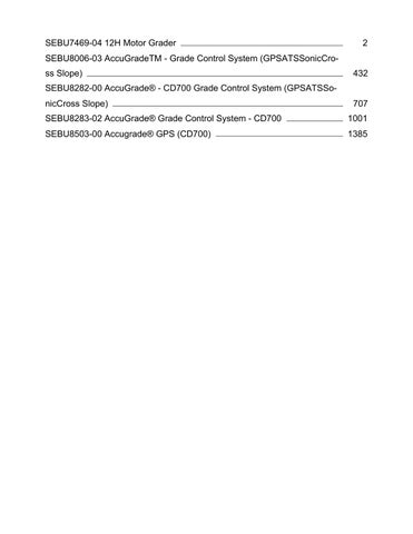 CAT 12H Motor Grader Operation & Maintenance Manual