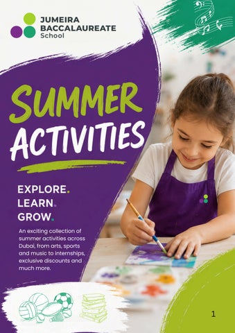 Summer Activities Booklet 2026