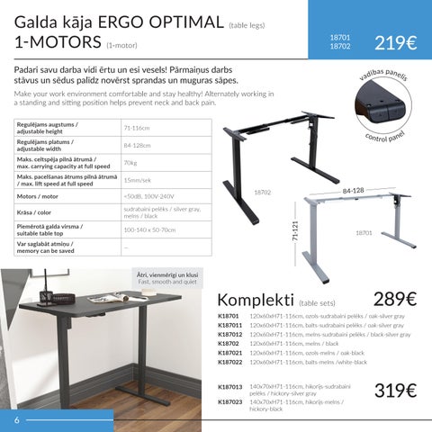 家居 4you regulējami galdi ERGO 2026 第 6 页