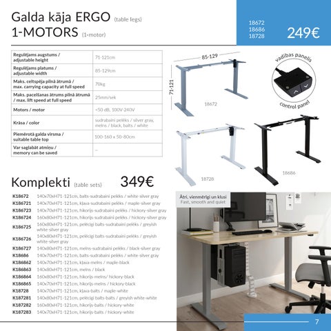 家居 4you regulējami galdi ERGO 2026 第 7 页