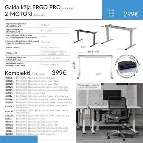 家居 4you regulējami galdi ERGO 2026 第 8 页