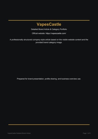 Vapescastle