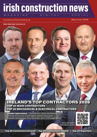 Irish Construction News May June 2026 - The Top Contractors issue