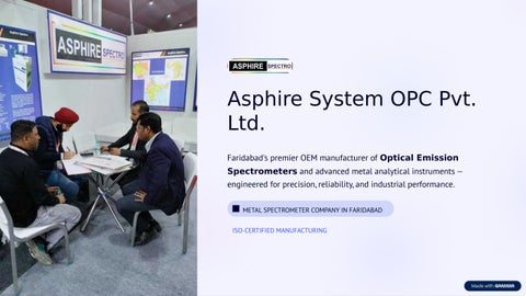 Asphire spectro-Metal Spectrometer Company In Faridabad-1