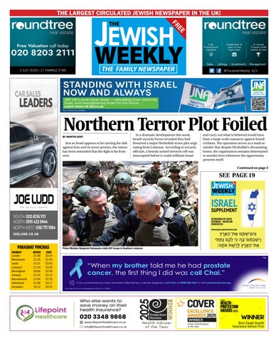 The Jewish Weekly 421 - 2 July 2026