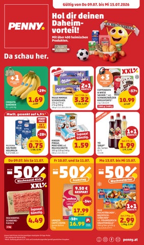 PENNY Flugblatt: Do 09.07. bis Mi 15.07.2026