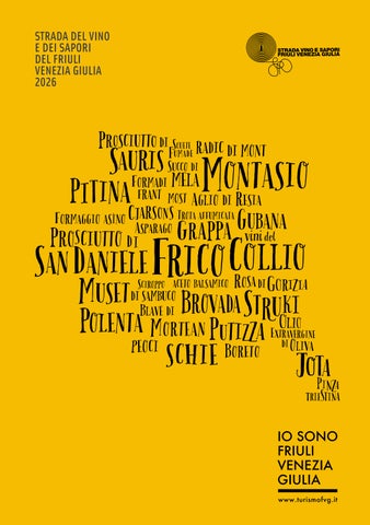 STRADA DEL VINO E DEI SAPORI DEL FRIULI VENEZIA GIULIA 2026