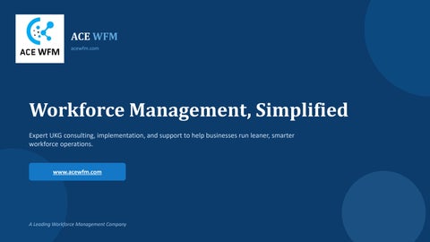 Professional UKG Ready implementation for streamlined workforce setup