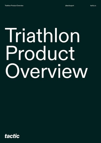Triathlon Product Overview (EN)
