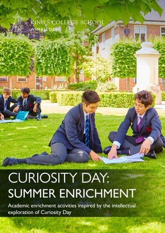 Curiosity Day Booklet
