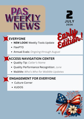 PAS Weekly News (2026-07-02)