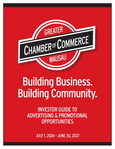 Greater Wausau Chamber of Commerce 2026 Sponsorship Book