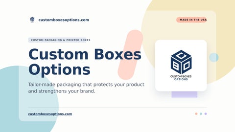 Premium Custom Packaging and Printing Solutions