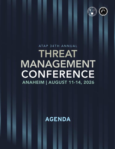 2026 ATAP Threat Management Conference - Agenda