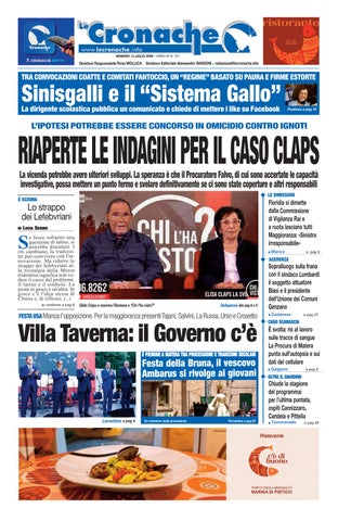Cronache del 3 luglio 2026