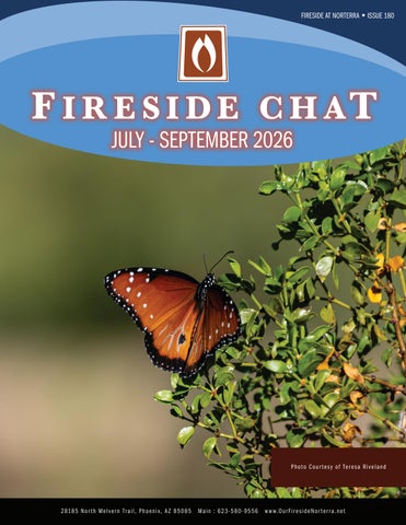 Fireside July - September Newsletter
