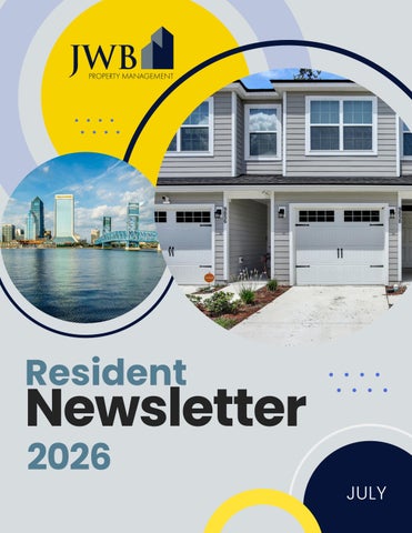 July Resident Newsletter 2026